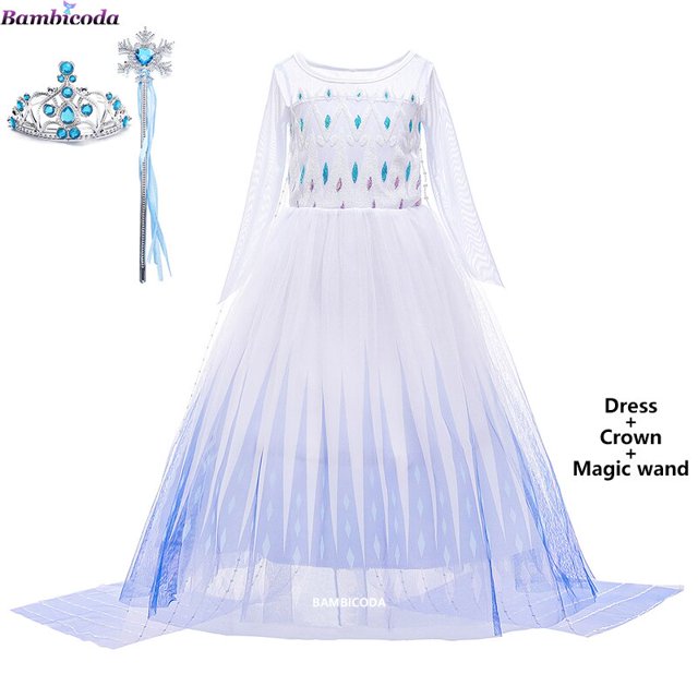 Belle Dress for Girl Princess Kids Floral Ball Gown Child Cosplay Beauty Costume Disney Fancy Party Clothing For Cosplay Party3T(100) Gao Jinjia LED