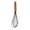 Gray, variant on SIYTUAU Handheld Rotating Silicone Whisk Stirring Rod Baking Tool Wood Handle For Mixing Dough Cream Batters Black Color Black