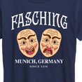thumbnail image 3 of Instant Message - Fasching Masks  - Women's Short Sleeve Graphic T-Shirt, 3 of 6