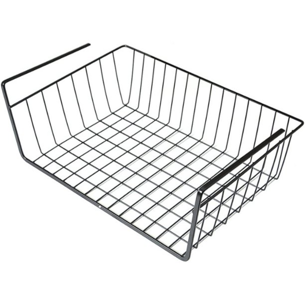 Casewin Under Storage Shelf Wire Basket Organizer Fit Dual