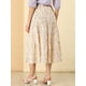 thumbnail image 5 of AllegK Faldas Largas Florales PaMujer FalMaxi BohemCon Volantes En Niveles Y CintuElástiBeige S, 5 of 6