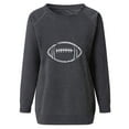 thumbnail image 5 of jjayotai Crewneck Sweatshirts for Women,2024 Fall Fashion Football Print Sweatshirt Pullover Tops,Casual Long Sleeve Shirts, 5 of 6