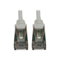 Eaton Tripp Lite Series Cat6a 10G Snagless Shielded Slim STP Ethernet Cable [RJ45 M/M], PoE, White, 10 ft. [3.1 m] (n262-s10-wh)