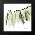 thumbnail image 2 of Koetsier, Albert 20x20 Black Modern Framed Museum Art Print Titled - Camelia Leaf In White, 2 of 5