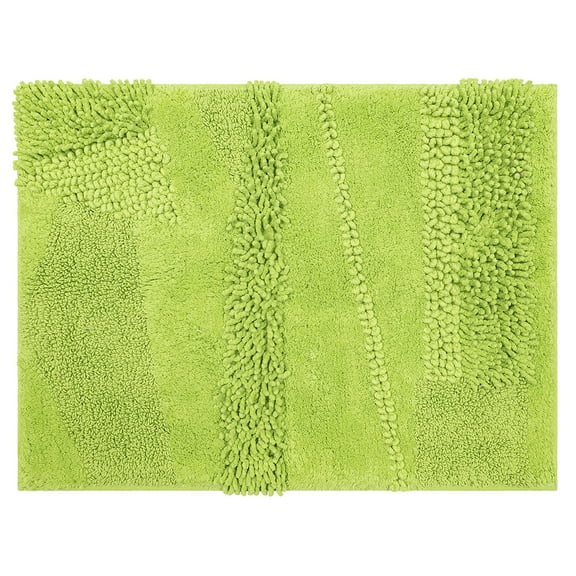 Mohawk Home Composition Cotton Bath Mat, Fiesta Lime, 1' 5" x 2'