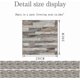 thumbnail image 2 of Decorative Tile Stickers for Bathroom and Kitchen Tile Stickers, 20 Pieces Imitation Leather Brick Style 3D Imitation Stone Waterproof Self-Adhesive D, 2 of 5