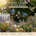 thumbnail image 5 of Metal Bird Garden Stake, 3-Bird Dandelion Silhouette Art for Outdoor Lawns, Patios, Flower Beds, and Memorial Garden Decoration, 5 of 6