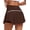 Chocolate Brown, variant on JoyGirl Womens Pleated Tennis Skirt with Shorts High Waisted Golf Skort Mini Skirt Workout Skirt Athletic Skorts with Pockets
