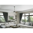 thumbnail image 5 of Hunter - Swanson Indoor Ceiling Fan With Light, 44-inch, Matte Silver, Traditional-style, 4-speed, Energy Star, 52780, for Living Rooms, Bedrooms, 5 of 16