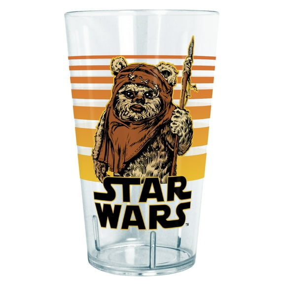 Star Wars Wicket Ewok Stripes  Tritan Drinking Cup Clear 24 oz.
