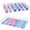 Fixed 24 Grids, variant on 2 Pack Fixed 12 Grids Clear Plastic Organizer Sorting Tray and Transparent Storage Divider Box Container Case for Hardware, Craft, Sewing Kit, Office Supplies, Small Parts