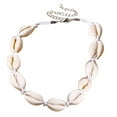 thumbnail image 2 of Jiaroswwei Women Cowrie Shell Beaded Hand Woven Choker Necklace Hawaiian Beach Jewelry, 2 of 6