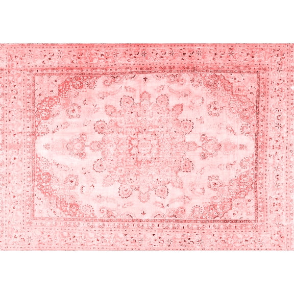 Ahgly Company Indoor Rectangle Persian Red Traditional Area Rugs, 5' x 7'