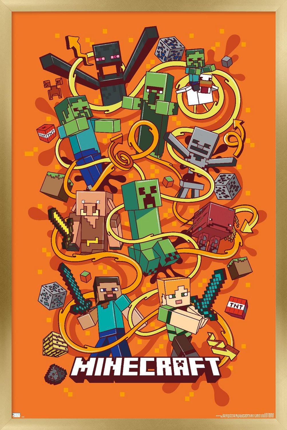 Minecraft - Funtage Wall Poster, 22.375" x 34"