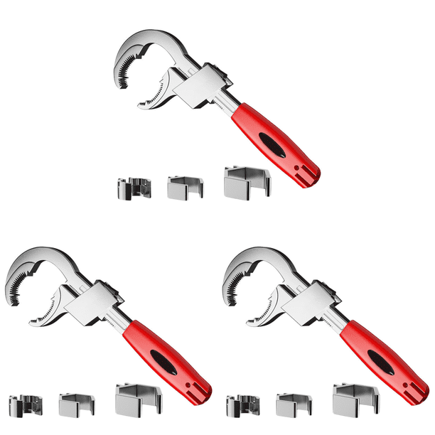 Llave Ajustable Doble Punta Extremo Abierto Herramienta Manual Reparación para Baño