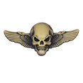 thumbnail image 3 of HLONK 3D Skeleton Skull Wing Emblems Metal Badge Car Badge Sticker Car Grill Body Trunk Badge Sticker Decal, 3 of 8