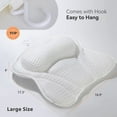 thumbnail image 7 of Bath Pillow, Neck and Back Support, Strong Suction Cups, 7 of 7