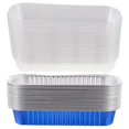 thumbnail image 2 of Mini Loaf Pans with Lids 20Pcs Aluminum Foil Container Ideal for Baking and Storage, 2 of 5