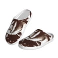 thumbnail image 2 of Wukai Vintage Husky Dog Print Women's Indoor Bedroom Slipper Slip On Shoes, Unisex House Shoes with Anti-Skid Sole for Men, Gift for Women Men-46/47, 2 of 7