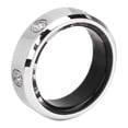 thumbnail image 1 of Smart Smart Ring with Inlaid Rhinestone IP68 Water Proof Fitness Tracker  Photo Taking Multiple Sports Modes Silver, 1 of 7