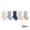 Blue Set, variant on LYMAYTER ‌‌Toddler Infant Unisex Crew Socks Breathable Ankle 5 Pair for Girls Boys Adolescent 0-12Y