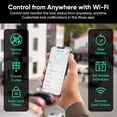 thumbnail image 6 of Wyze Lock Bolt v2, Smart Wi-Fi Deadbolt with Fingerprint Scanner, Keyless Entry, Keypad with 50 Passcodes, Built-in Wi-Fi 6, Auto-Lock, 8-Month Battery, 6 of 16