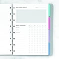 thumbnail image 2 of Filofax Refillable Notebook Refill, A5 Size, Wellness Trackers Pack, White Paper, 8.26" x 5.82", 56 Sheets (B152033), 2 of 5