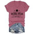 thumbnail image 4 of TSADFHJI Hauts Élégants pour Femmes Noël T-Shirt Décontracté Imprimé Cœur de la Saint-Valentin Col Rond Manches Courtes G, 4 of 4