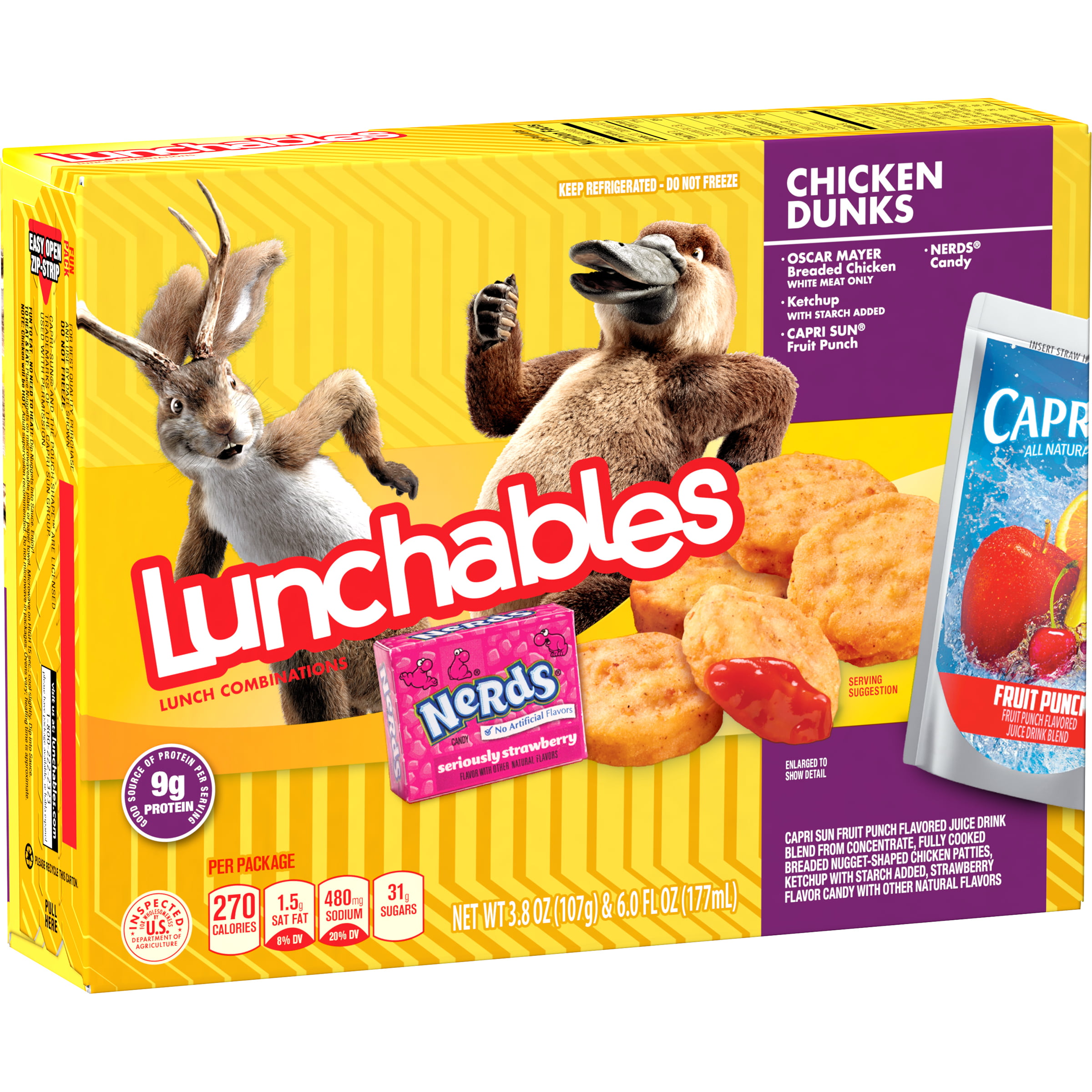 Lunchables Lunch Combinations Chicken Dunks, 9.8 oz Box