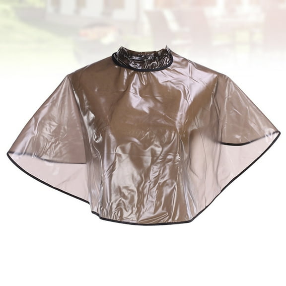 QIFULL Salon Barber Cape for Hair Coloring Waterproof Easy to Clean 33x23.2x0.2in EVA Material for Hairdressers 1Pcs
