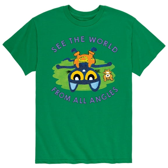 Pete The Cat - See The World From All Angles - Men's Short Sleeve Graphic T-Shirt