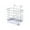 Style-3 Silver [Material:Iron], variant on Chopstick Storage Rack, Wall Mounted Kitchen Organizer, Multifunctional Double Grid Design, for Utensil and Cutlery Storage, Home Cooks and Organized Households