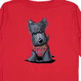 thumbnail image 4 of Inktastic Scottie Dog in Plaid Boys or Girls Long Sleeve Toddler T-Shirt, 4 of 5