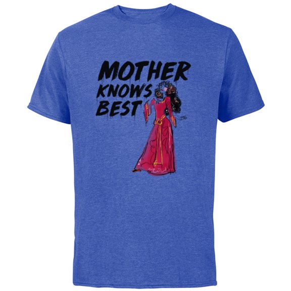 Disney Villains Mother Gothel Knows Best - Short Sleeve Cotton T-Shirt for Adults - Customized-Royal Heather