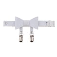 thumbnail image 4 of Liga De Pierna Con Bowknot Arnés de material cuero Sintético Punk Con Clips De Muslo Para Mujer Chica Blanco, 4 of 9