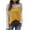 Yellow, variant on Womens Sweater Long Sleeve Round-Neck Solid Color Blouses Round-Neck Sweater Green L Sweater for Women