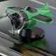 thumbnail image 3 of Ventilador Alimentado Por Energía Solar Decoración de Coche en Forma de Avión Decoración de Avión Giratorio Suministros de Coche, 3 of 3