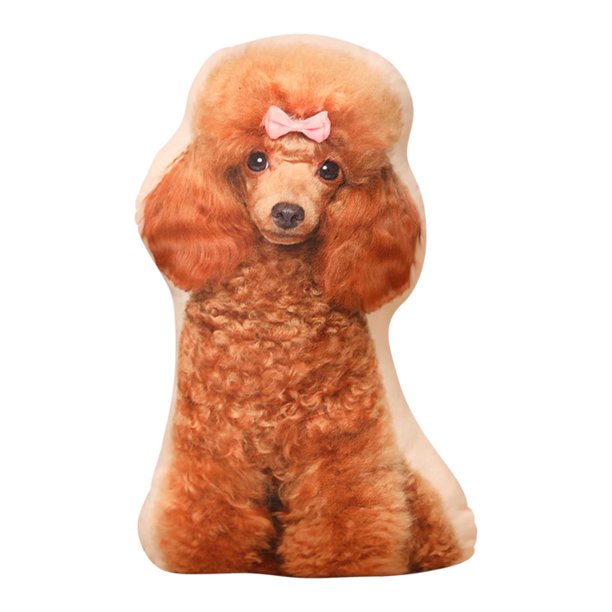 Almohada para mascotas Luckky: almohada con foto de mascota personalizada, almohada para mascotas 3D realista, almohada de peluche con forma de mascota, regalo para amantes de las mascotas, ideal