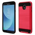 thumbnail image 3 of Samsung Galaxy A11 Phone Case Full-Body 2 Layer Shockproof Protection Heavy Duty Armor Hard Plastic & Shock Absorption Rubber Rugged Bumper Hybrid Cover [BLACK / RED] Case for Samsung Galaxy A11, 3 of 3