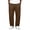 Brown, variant on Mens Patch Pocket Pants Sevevn Elastic Waist Front Patch Pockets Side Pockets Rolled Cuff Straight Leg Cotton Woven Trousers for Casual Work Daily Wear