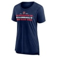 thumbnail image 2 of Women's Navy Minnesota Twins Power Swing Tri-Blend T-Shirt, 2 of 3
