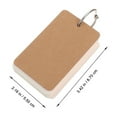 thumbnail image 2 of HONITANO Note Cards with Binder Rings Lightweight Assorted Color for Vocabulary Recording and Quick Notes, 2 of 6