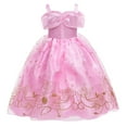thumbnail image 4 of LOEL Vestido de princesa para niñas Vestido rosa de hadas Vestido de Navidad Vestido de cumpleaños, 4 of 9