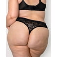 thumbnail image 6 of No-Show Lace Thong - Black Hue, 6 of 6