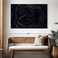 thumbnail image 3 of Elephant Stock Sparkling Black Rose Wall Art - Horizontal Canvas Wall Art - Living Room Wall Decor - Floral And Botanical Canvas - Purple And Black Decor - 51" x 34", 3 of 8