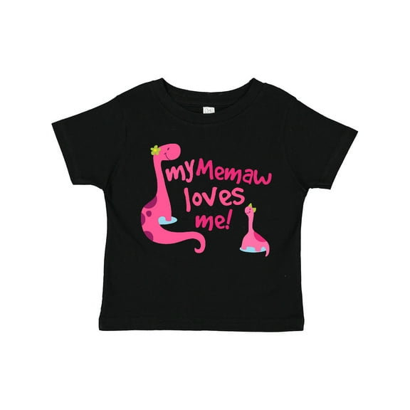 Inktastic My Memaw Loves Me Girls Toddler T-Shirt
