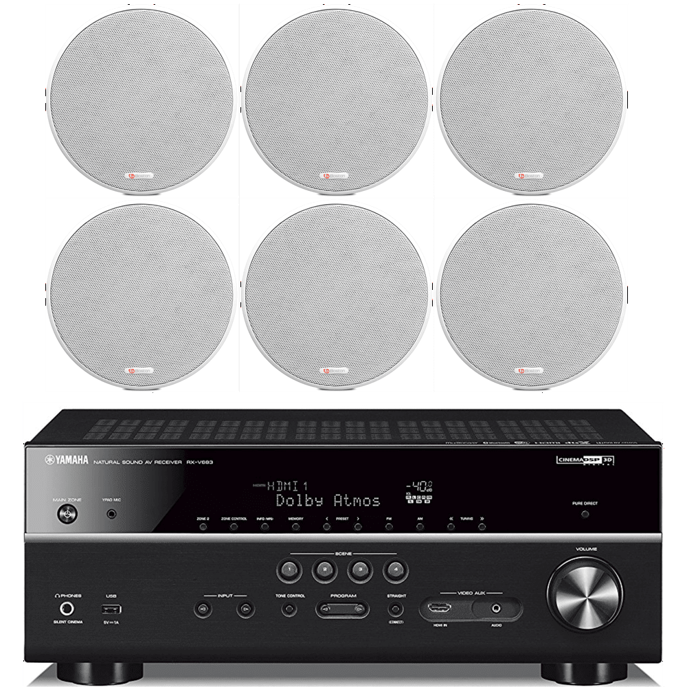 Yamaha 7.2-Channel Wireless Bluetooth 4K Network A/V Wi-Fi Home Theater ...
