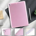 thumbnail image 5 of Allytechgroup Clear Case for iPad 9th/8th/7th Generation 10.2" & iPad Air 3 10.5" (Air 3rd Gen) & iPad Pro 10.5 2017, [Built-in Pencil Holder] Anti Yellowing Slim Shockproof Protective Cover, Pink, 5 of 7