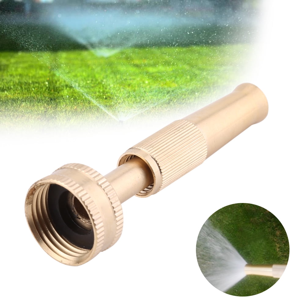 YLSHRF Spray Head,Adjustable Brass Construction High Pressure Spray Gun Head Garden Water Hose Nozzle Sprayer, Spray Nozzle