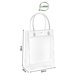 thumbnail image 1 of 1pc Transparent Pvc Handbag Christmas Gift Packaging Bags With Handles Shopping Travel Clear, 1 of 5